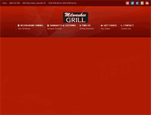 Tablet Screenshot of milwaukeegrill.com
